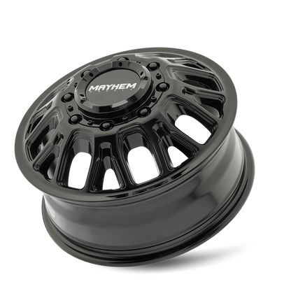 MAYHEM MAYHEM COGENT DUALLY (8107D) GLOSS BLACK 17X6.5 8-200 125MM 142MM