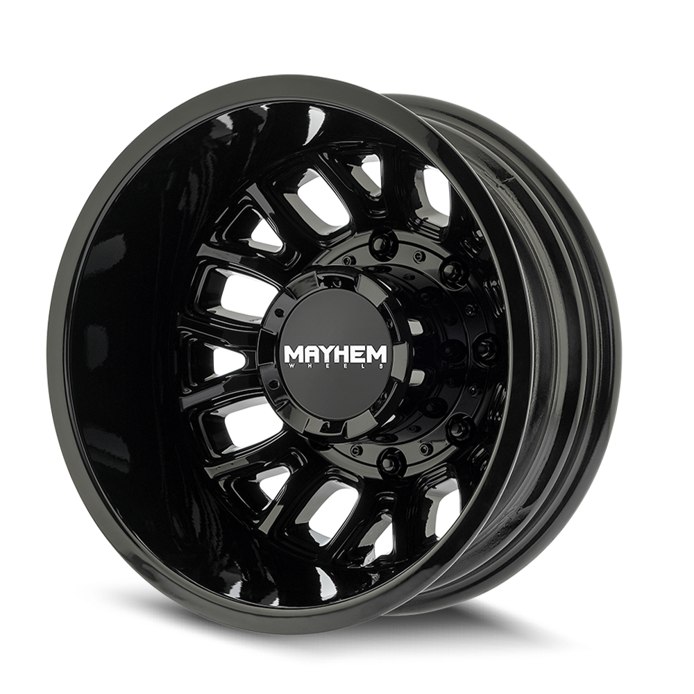MAYHEM MAYHEM COGENT DUALLY (8107D) GLOSS BLACK 20X8.25 8-200 -192MM 142MM