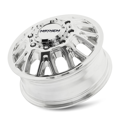 MAYHEM MAYHEM COGENT DUALLY (8107D) POLISHED 17X6.5 8-210 125MM 154.2MM