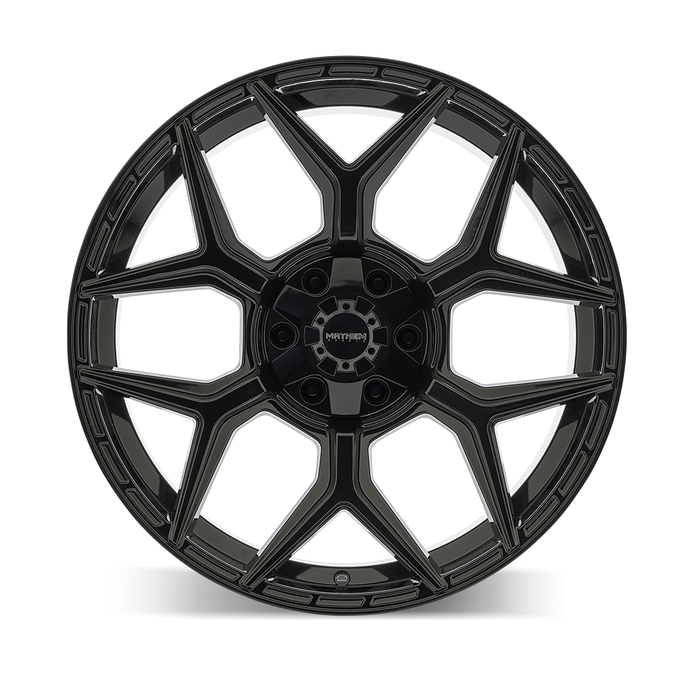 MAYHEM MAYHEM VANQUISH 8119 GLOSS BLACK 20X9 6-135/6-139.7 0MM 106.1MM