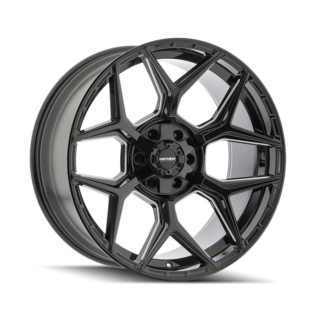 MAYHEM MAYHEM VANQUISH 8119 BLACK MILLED 20X10 6-135/6-139.7 -19MM 106MM