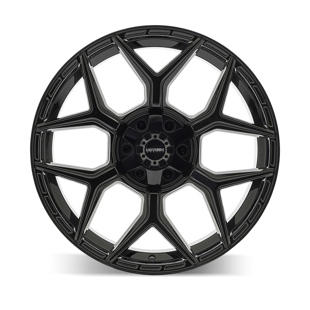 MAYHEM MAYHEM VANQUISH 8119 BLACK MILLED 20X10 6-135/6-139.7 -19MM 106MM