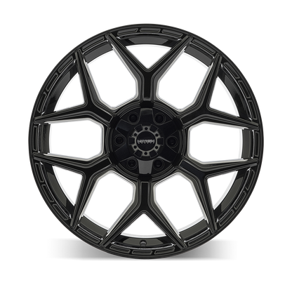 MAYHEM MAYHEM VANQUISH 8119 GLOSS BLACK MILLED 20X9 5-127/5-139.7 0MM 78.1MM