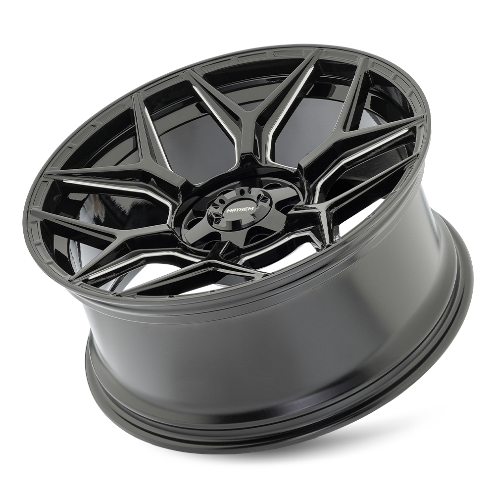 MAYHEM MAYHEM VANQUISH 8119 GLOSS BLACK MILLED 20X9 5-127/5-139.7 0MM 78.1MM