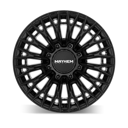 MAYHEM MAYHEM CYCLONE 8121 GLOSS BLACK 20X9 8-180 0MM 124.1MM