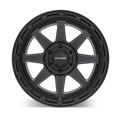 MAYHEM MAYHEM  RIDGELINE (8306) SATIN BLACK 17X8.5 6X139.7 25MM 106MM