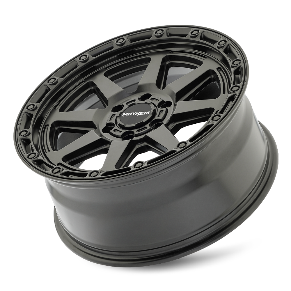MAYHEM MAYHEM  RIDGELINE (8306) SATIN BLACK 17X8.5 6X139.7 25MM 106MM