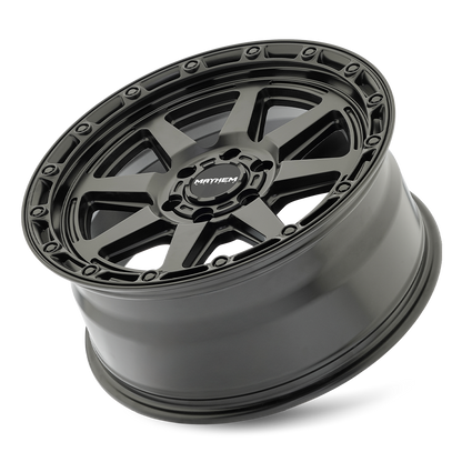 MAYHEM MAYHEM  RIDGELINE (8306) SATIN BLACK 17X8.5 6X139.7 25MM 106MM