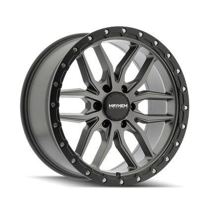 MAYHEM MAYHEM VECTOR 8310 MATTE GUNMETAL BLACK LIP 17X9 6-139.7 18MM 106MM