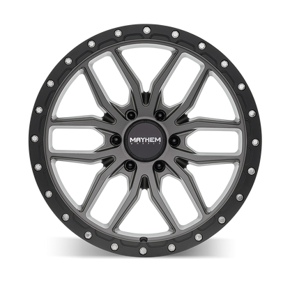 MAYHEM MAYHEM VECTOR 8310 MATTE GUNMETAL BLACK LIP 17X9 6-135 18MM 87.1MM