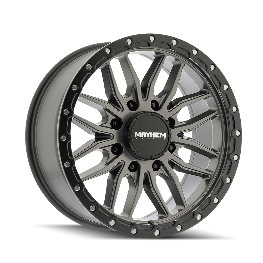 MAYHEM MAYHEM VECTOR 8310 MATTE GUNMETAL BLACK LIP 17X9 8-165.1 18MM 125.2MM