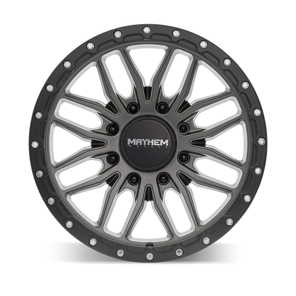 MAYHEM MAYHEM VECTOR 8310 MATTE GUNMETAL BLACK LIP 17X9 8-180 18MM 124.1MM