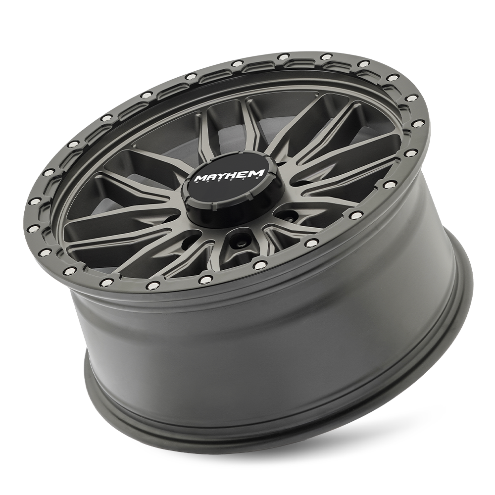 MAYHEM MAYHEM VECTOR 8310 MATTE GUNMETAL BLACK LIP 17X9 8-170 18MM 125.2MM