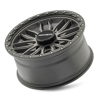 MAYHEM MAYHEM VECTOR 8310 MATTE GUNMETAL BLACK LIP 17X9 8-165.1 18MM 125.2MM
