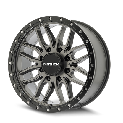 MAYHEM MAYHEM VECTOR 8310 MATTE GUNMETAL BLACK LIP 17X9 8-170 18MM 125.2MM