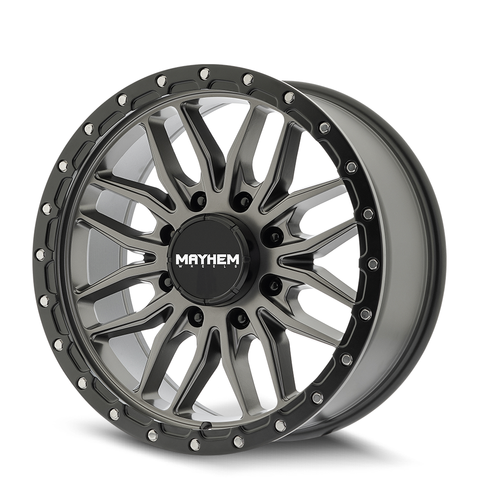 MAYHEM MAYHEM VECTOR 8310 MATTE GUNMETAL BLACK LIP 17X9 8-165.1 18MM 125.2MM