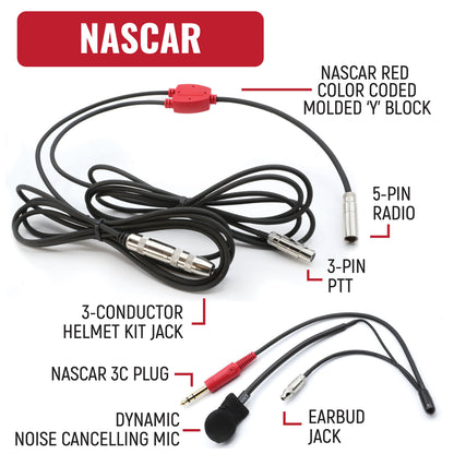 NASCAR Driver and Crew Chief Racing Kit with V3 Radios