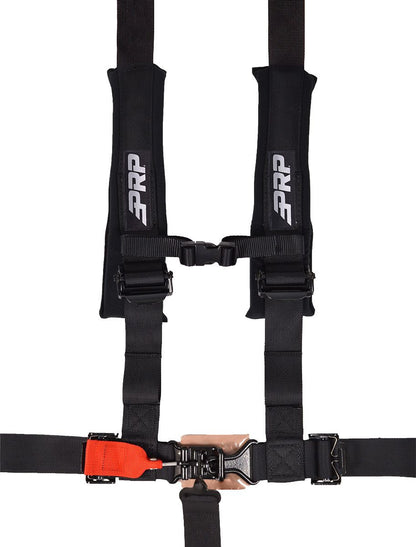 5.2 Harness with Shoulder Straps Sewn to Lap, Black