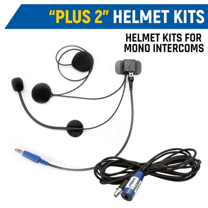 Rear Seat Expansion Kit with Helmet Kits or Headsets - Offroad Mono / AlphaBass Headset