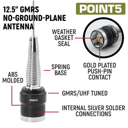 Ford Ranger Two-Way GMRS Mobile Radio Kit - 25 Watt - GMR25 Waterproof