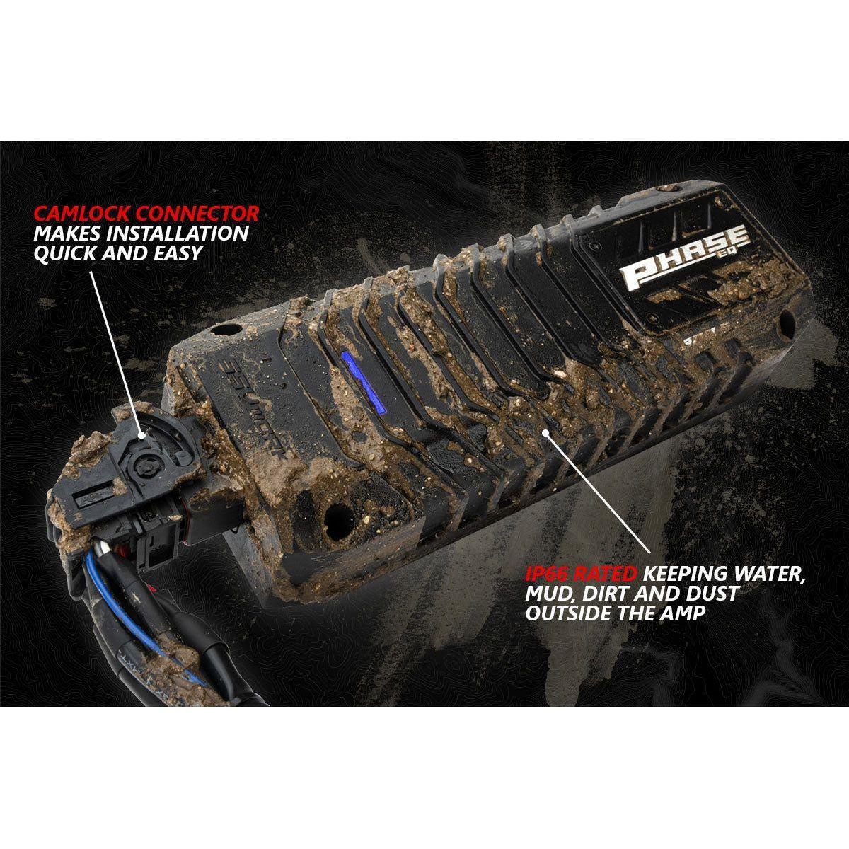 Polaris RZR V-Spec 5 Speaker Plug-&-Play Kit with JVC