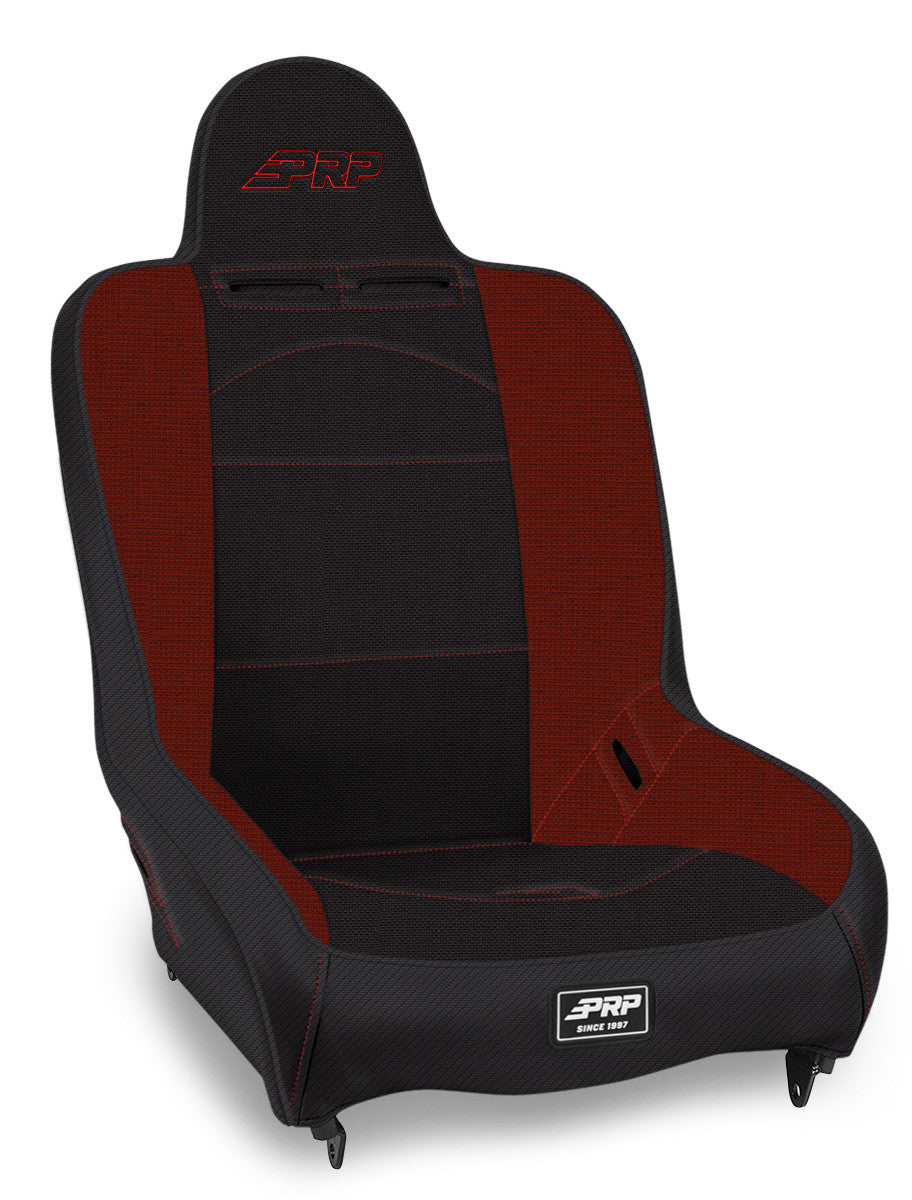 Premier High Back Suspension Seat; All Black Tweed