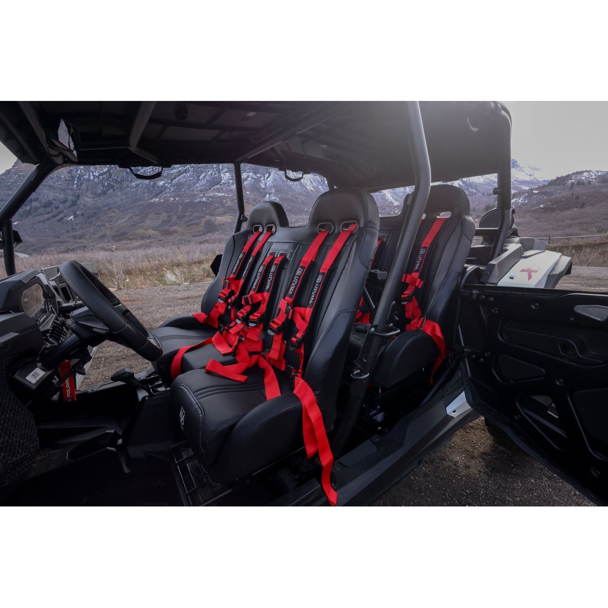 Polaris RZR XP Front / Rear Bench Seat with Harnesses