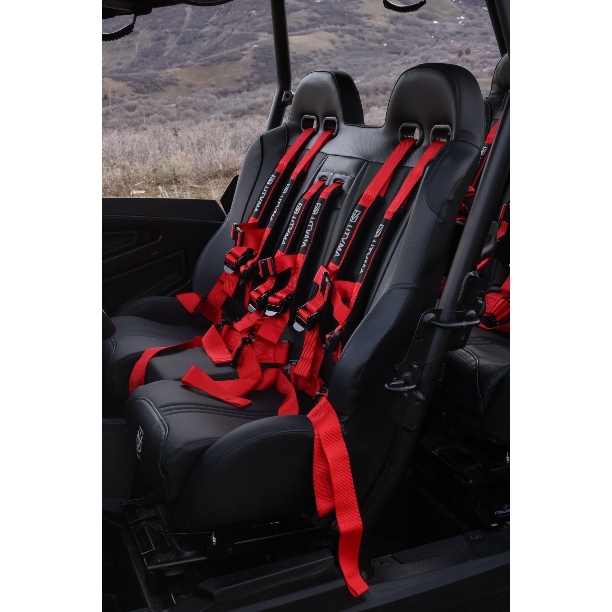 Polaris RZR XP Front / Rear Bench Seat with Harnesses