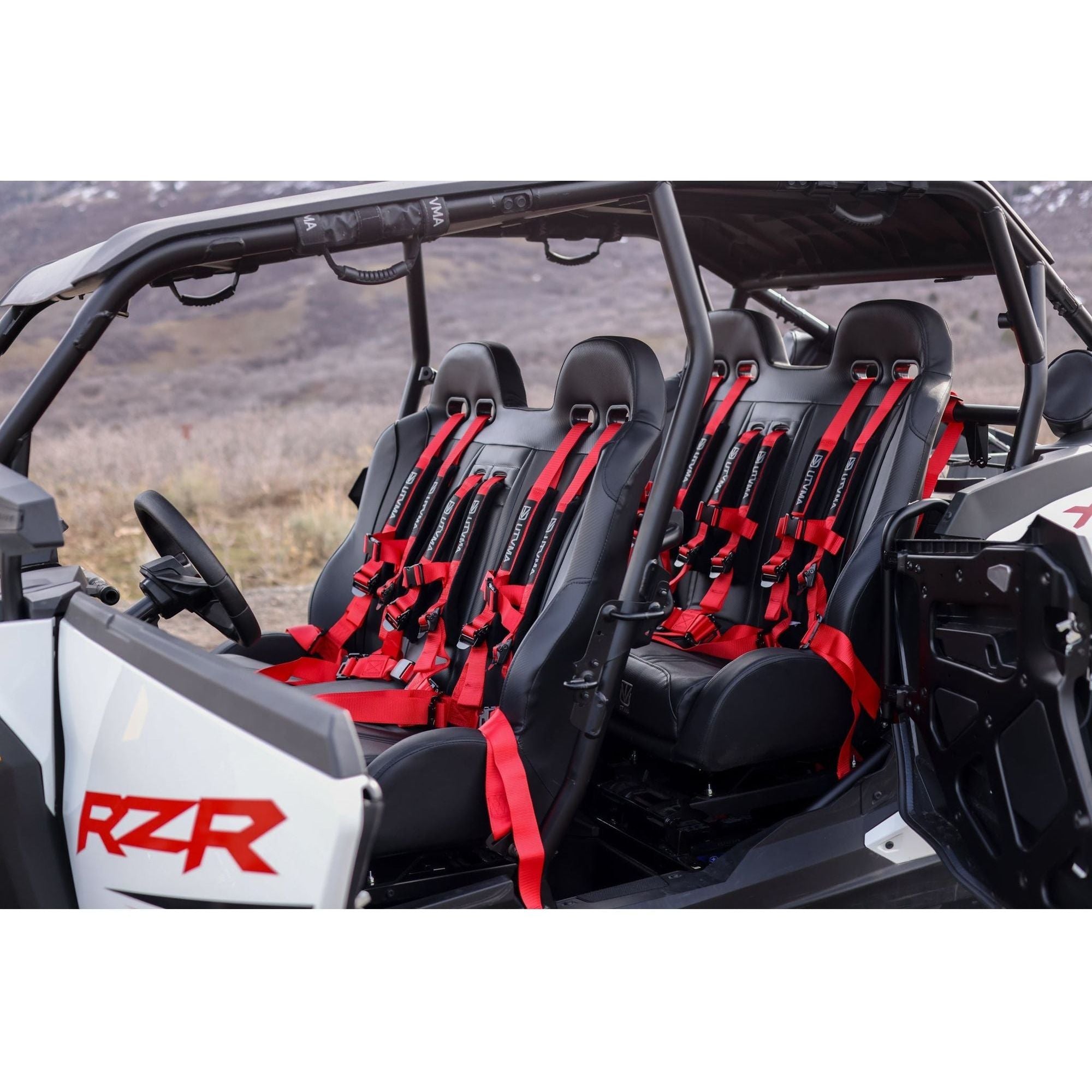 Polaris RZR XP Front / Rear Bench Seat with Harnesses