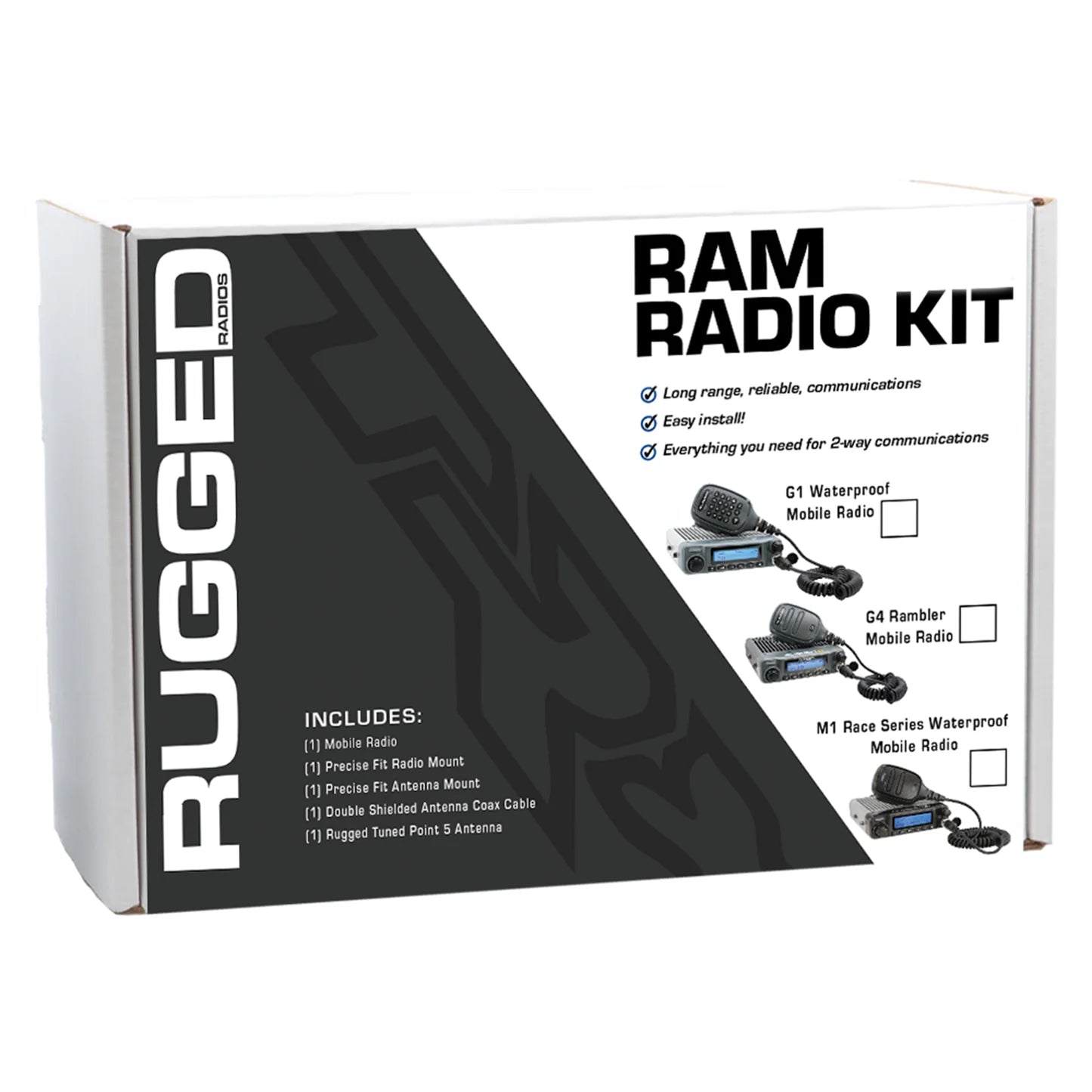 RAM Two-Way Mobile Radio Kit - M1-V - Business Band VHF
