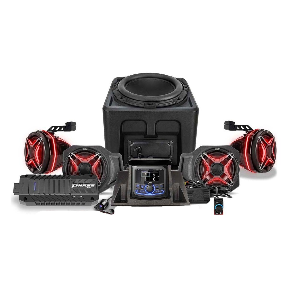 Polaris Ranger XP 1000 V-Spec 5 Speaker Audio System with JVC