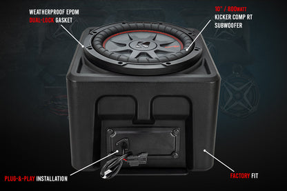 2018-2025 Polaris Ranger XP1000 Underseat 10" Subwoofer