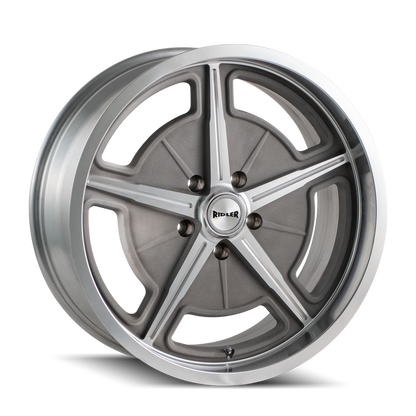 RIDLER RIDLER 605 MATTE AS-CAST MACHINED 18X9.5 5-120.65 0MM 83.82MM