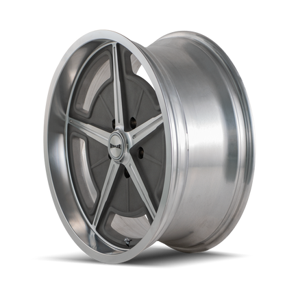 RIDLER RIDLER 605 MATTE AS-CAST MACHINED 18X8 5-120.65 0MM 83.82MM