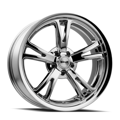 RIDLER RIDLER 606 CHROME 18X9.5 5-127 0MM 83.82MM