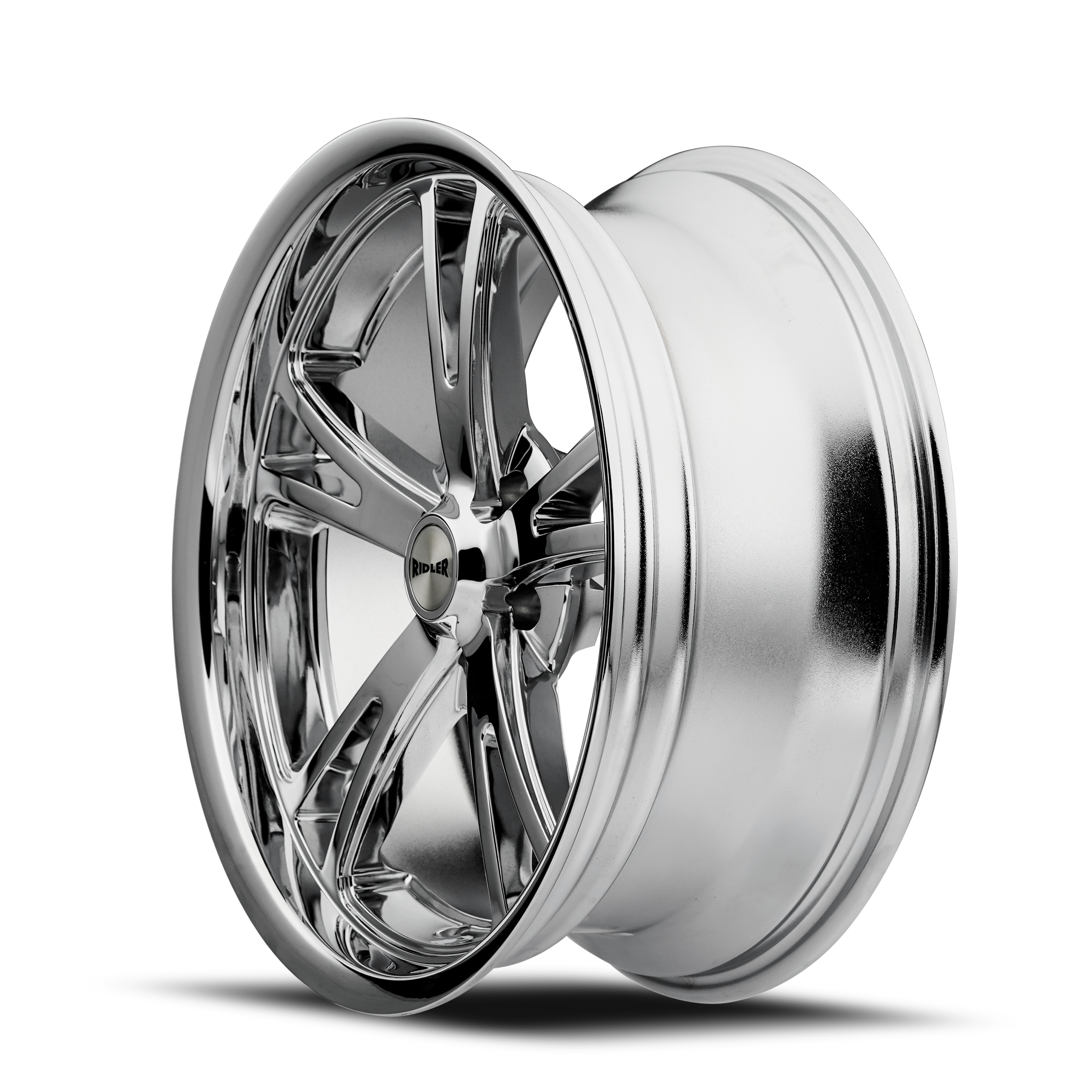 RIDLER RIDLER 606 CHROME 20X8.5 5-127 0MM 83.82MM