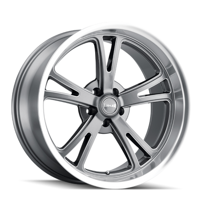 RIDLER RIDLER 606 GLOSS GREY MACHINED 17X7 5-120.65 0MM 83.82MM