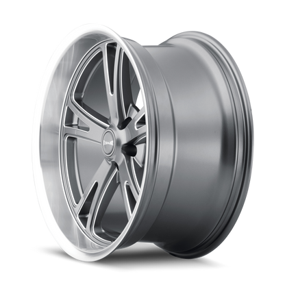 RIDLER RIDLER 606 GLOSS GREY MACHINED 20X8.5 5-120.65 0MM 83.82MM
