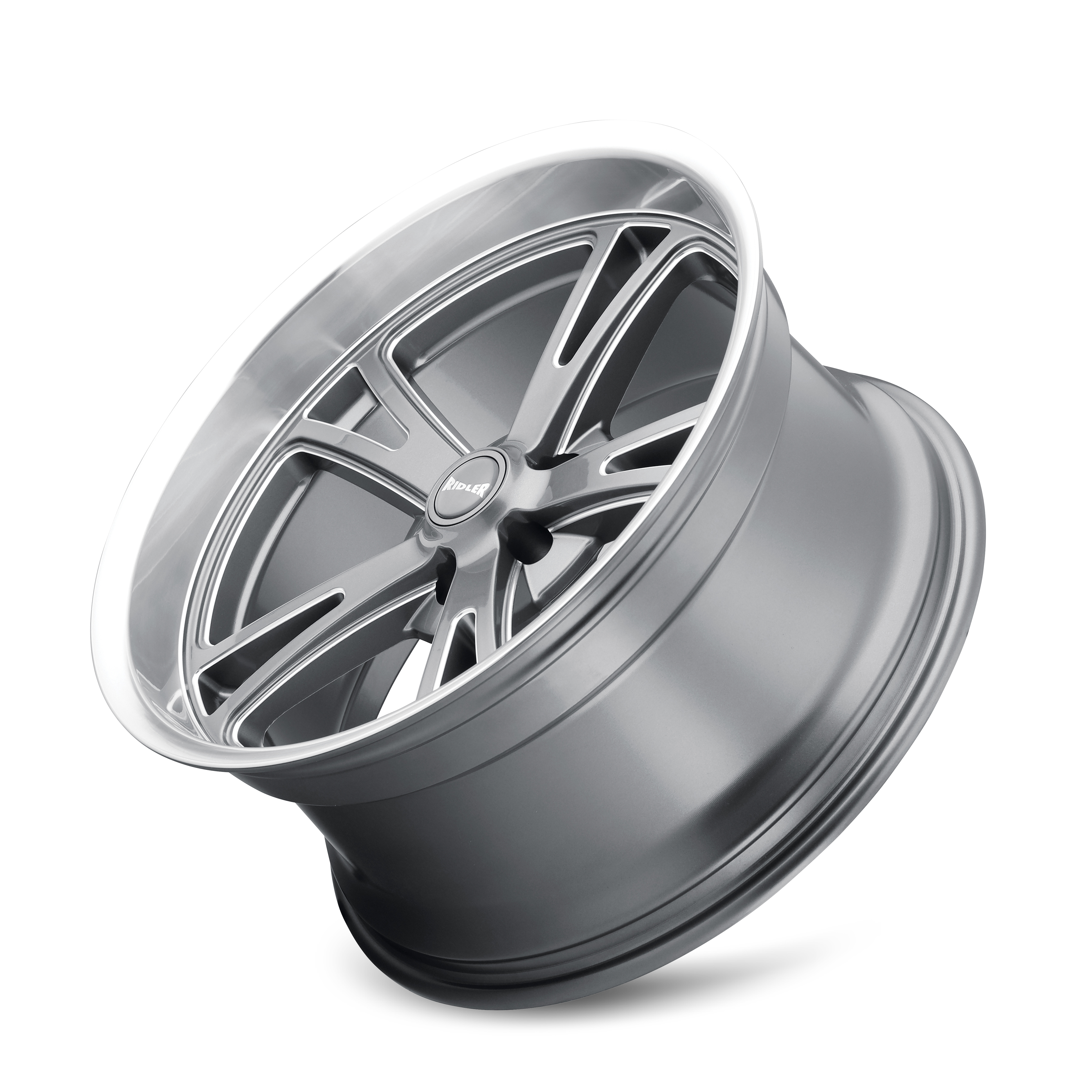 RIDLER RIDLER 606 GLOSS GREY MACHINED 20X10 5-127 0MM 83.82MM