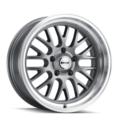RIDLER RIDLER 607 GLOSS GREY MACHINED 20X8.5 5-120.65 0MM 83.82MM