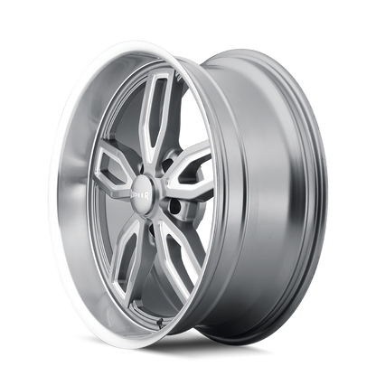 RIDLER RIDLER 608 GLOSS GREY MILLED 18X8 5-127 0MM 78.3MM