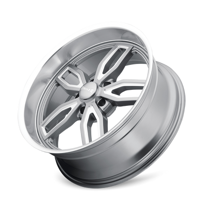 RIDLER RIDLER 608 GLOSS GREY MILLED 18X8 5-114.3 0MM 72.62MM