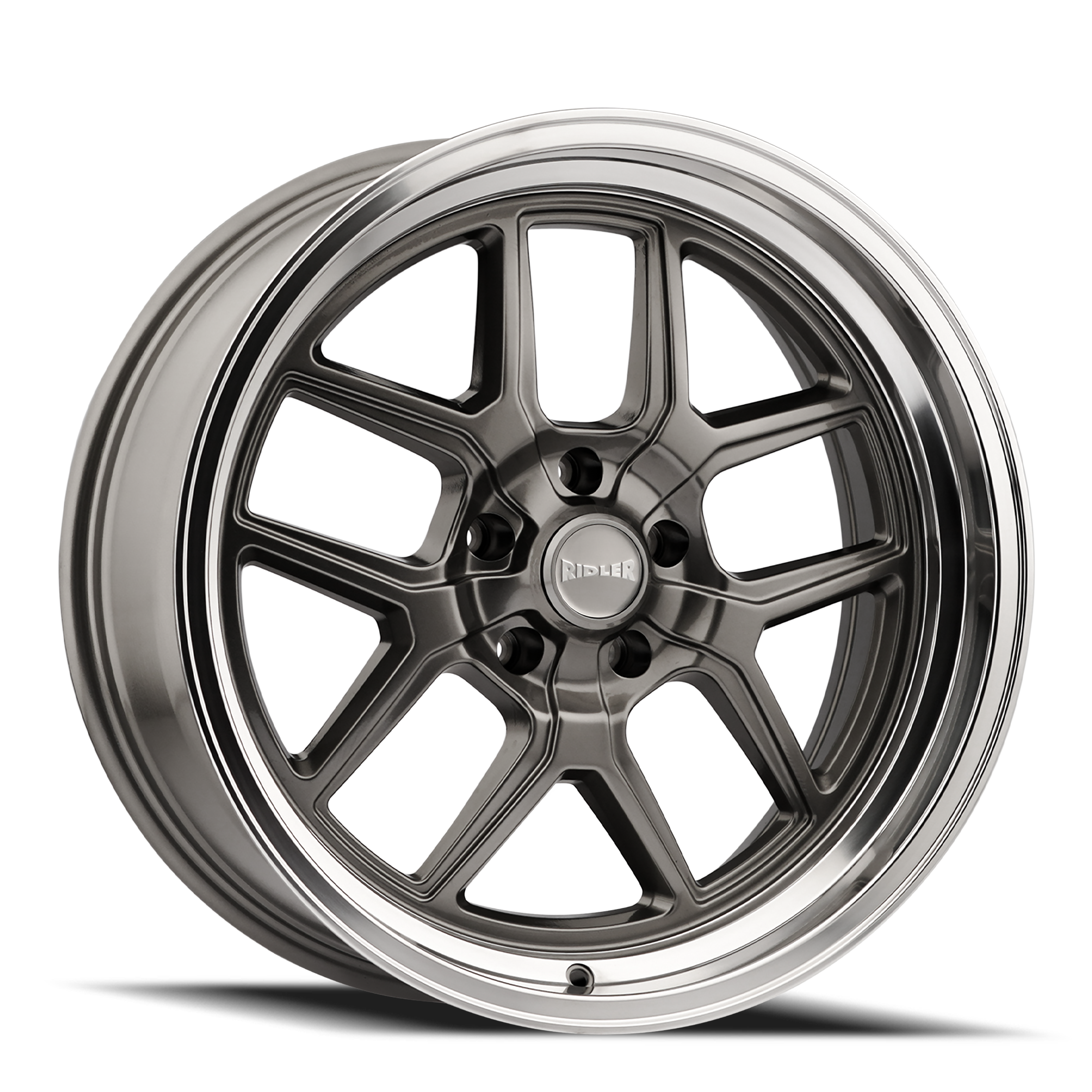 RIDLER RIDLER 610 GLOSS GREY POLISHED 17X7 5-120.65 0MM 83.82MM