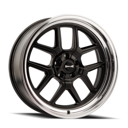 RIDLER RIDLER 610 MATTE BLACK POLISHED 20X8.5 5-114.3 0MM 83.82MM