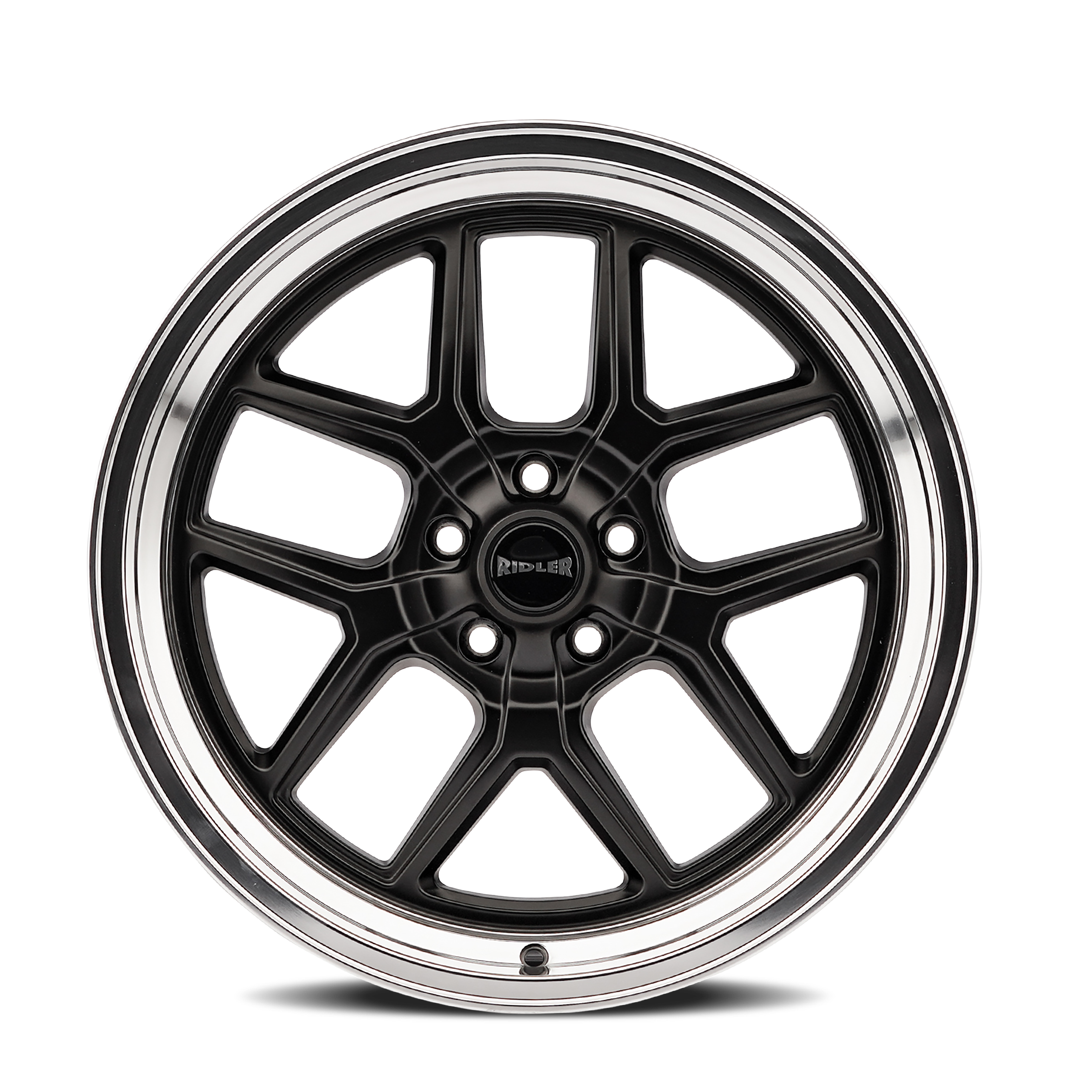 RIDLER RIDLER 610 MATTE BLACK POLISHED 17X8 5-120.65 0MM 83.82MM