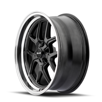 RIDLER RIDLER 610 MATTE BLACK POLISHED 20X10 5-127 0MM 83.82MM