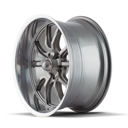RIDLER RIDLER 650 GLOSS GREY POLISHED 17X8 5-114.3 0MM 83.82MM
