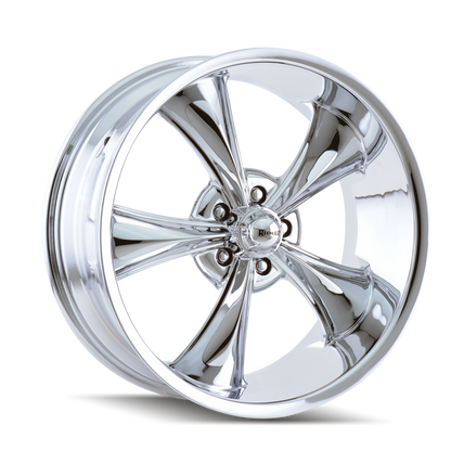 RIDLER RIDLER 695 CHROME 20X8.5 5-120.65 0MM 83.82MM