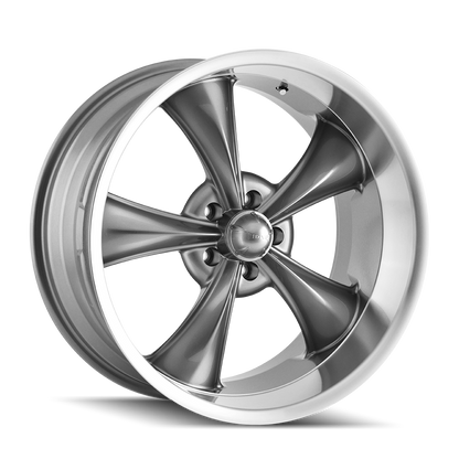 RIDLER RIDLER 695 GLOSS GREY MACHINED 18X8 5-114.3 0MM 83.82MM