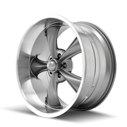 RIDLER RIDLER 695 GLOSS GREY MACHINED 18X8 5-127 0MM 83.82MM